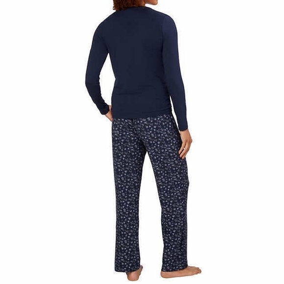 Calvin Klein NEW Navy Blue 2-Piece Lightweight Pajama Sleepwear Set SIZE MEDIUM - Picture 2 of 4